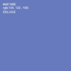 #687ABE - Deluge Color Image