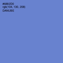 #6882D0 - Danube Color Image