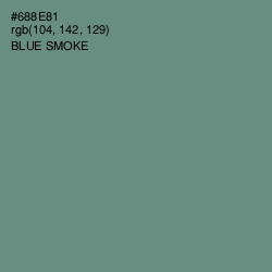 #688E81 - Blue Smoke Color Image