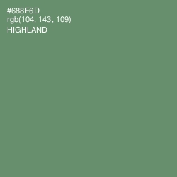#688F6D - Highland Color Image