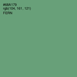 #68A179 - Fern Color Image