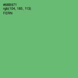 #68B971 - Fern Color Image