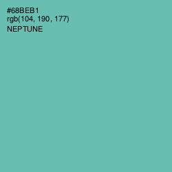 #68BEB1 - Neptune Color Image