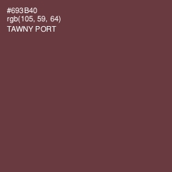 #693B40 - Tawny Port Color Image