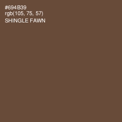 #694B39 - Shingle Fawn Color Image