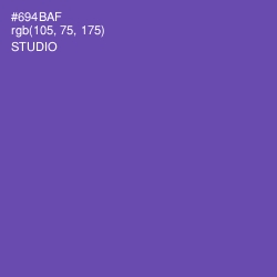 #694BAF - Studio Color Image