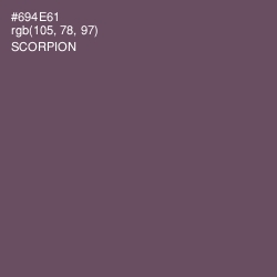 #694E61 - Scorpion Color Image