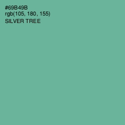 #69B49B - Silver Tree Color Image