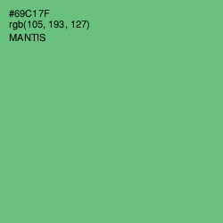 #69C17F - Mantis Color Image