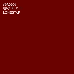 #6A0200 - Lonestar Color Image