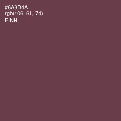 #6A3D4A - Finn Color Image