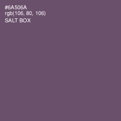 #6A506A - Salt Box Color Image