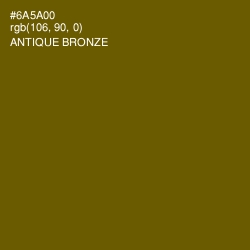 #6A5A00 - Antique Bronze Color Image