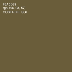 #6A5D39 - Costa Del Sol Color Image