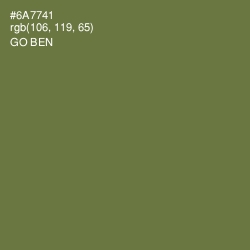 #6A7741 - Go Ben Color Image