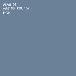 #6A8198 - Hoki Color Image