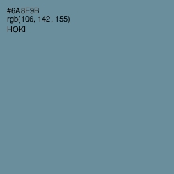 #6A8E9B - Hoki Color Image