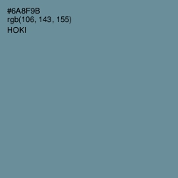 #6A8F9B - Hoki Color Image