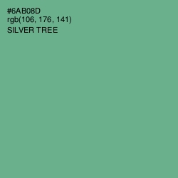 #6AB08D - Silver Tree Color Image