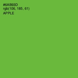 #6AB93D - Apple Color Image