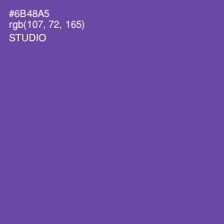 #6B48A5 - Studio Color Image