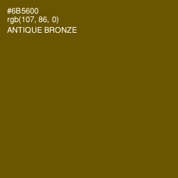 #6B5600 - Antique Bronze Color Image