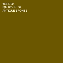 #6B5700 - Antique Bronze Color Image