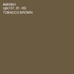 #6B5B41 - Tobacco Brown Color Image