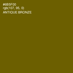 #6B5F00 - Antique Bronze Color Image