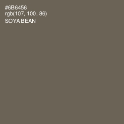 #6B6456 - Soya Bean Color Image