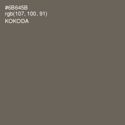 #6B645B - Kokoda Color Image