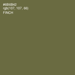 #6B6B42 - Finch Color Image