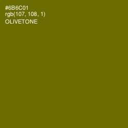 #6B6C01 - Olivetone Color Image