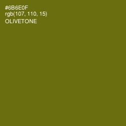 #6B6E0F - Olivetone Color Image