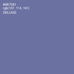 #6B72A1 - Deluge Color Image