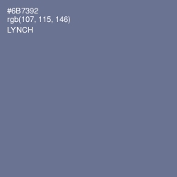 #6B7392 - Lynch Color Image