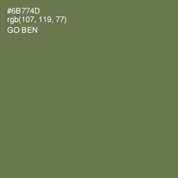 #6B774D - Go Ben Color Image