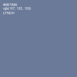 #6B7A99 - Lynch Color Image