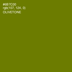 #6B7C00 - Olivetone Color Image