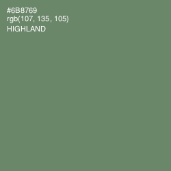 #6B8769 - Highland Color Image