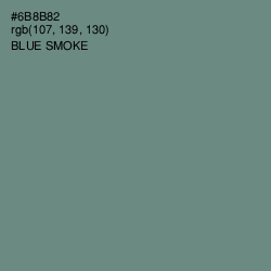 #6B8B82 - Blue Smoke Color Image
