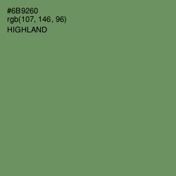 #6B9260 - Highland Color Image