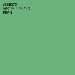#6BB37D - Fern Color Image