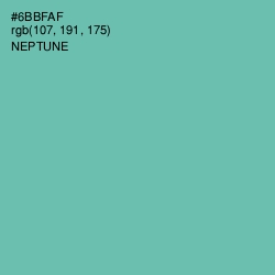 #6BBFAF - Neptune Color Image
