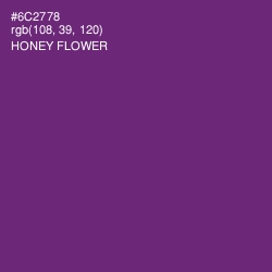#6C2778 - Honey Flower Color Image