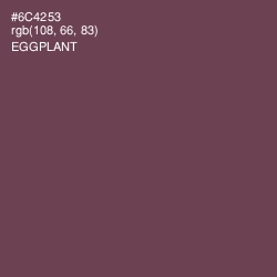 #6C4253 - Eggplant Color Image
