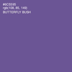 #6C5595 - Butterfly Bush Color Image