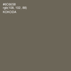 #6C6658 - Kokoda Color Image
