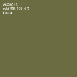 #6C6C43 - Finch Color Image