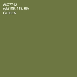 #6C7742 - Go Ben Color Image